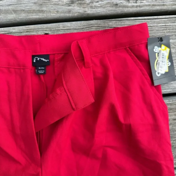 Art Class Bold Red Trousers - Picture 2 of 3